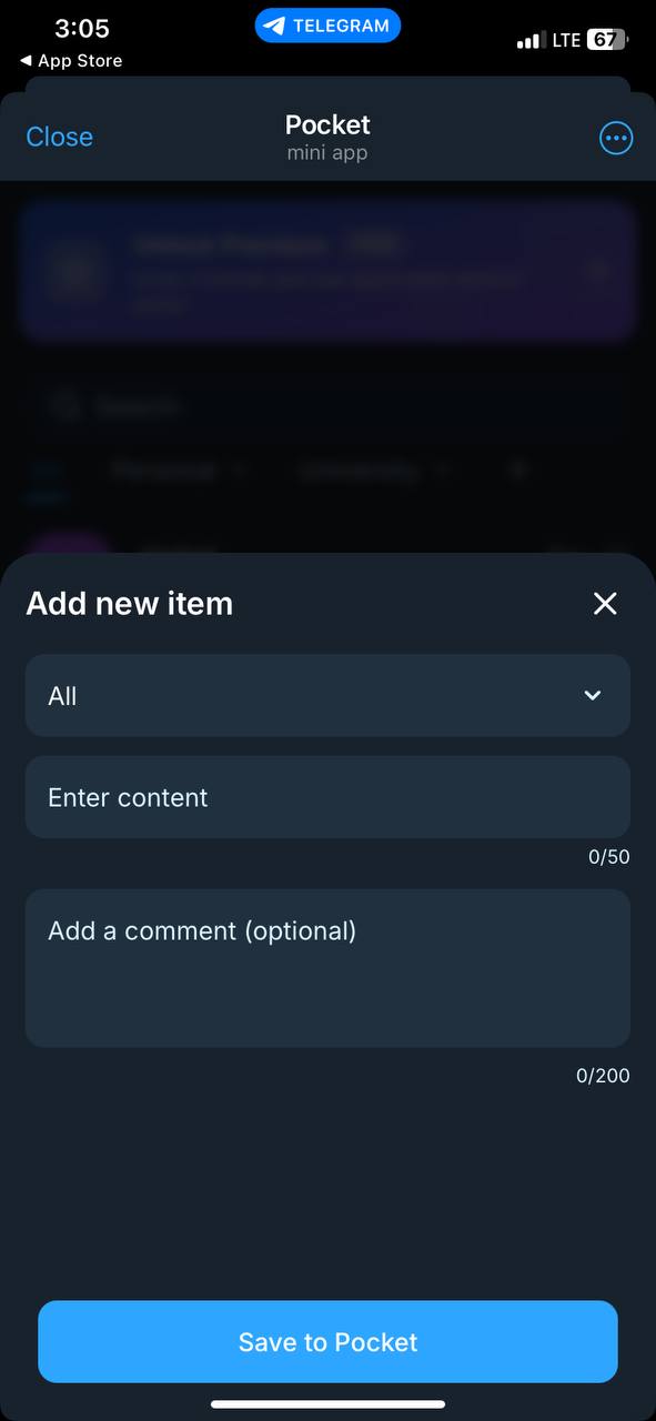 Pocket screenshots screenshot 2