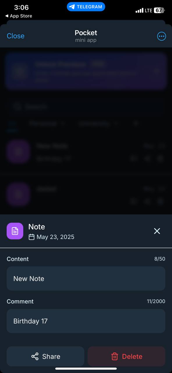 Pocket screenshots screenshot 3